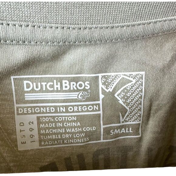 Dutch Bros Stay True Stay You 1992 Radiate Kindness Long Sleeve Crewneck Tee NWT - Picture 4 of 7